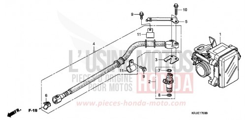 THROTTLE BODY FES1254 de 2004